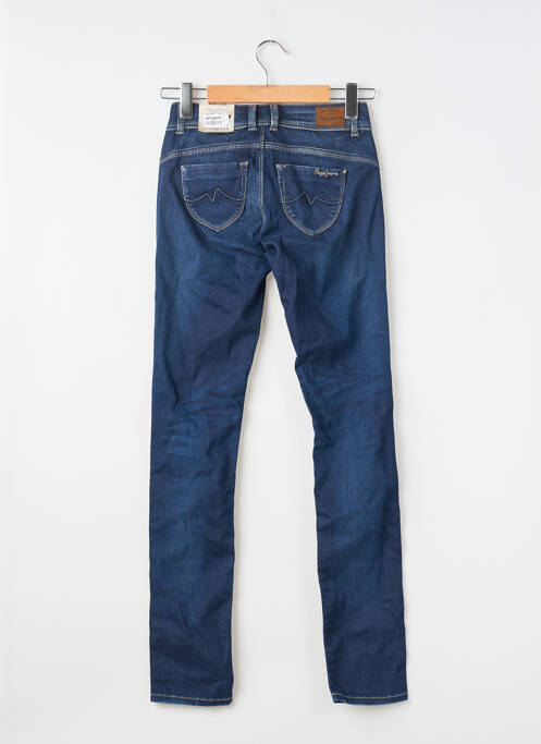 Blugi cu croială slim albastru PEPE femeie