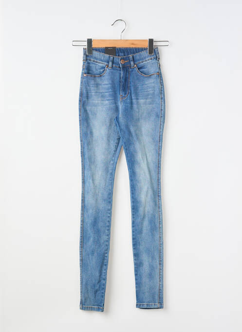 Blugi cu croială slim albastru DR DENIM femeie