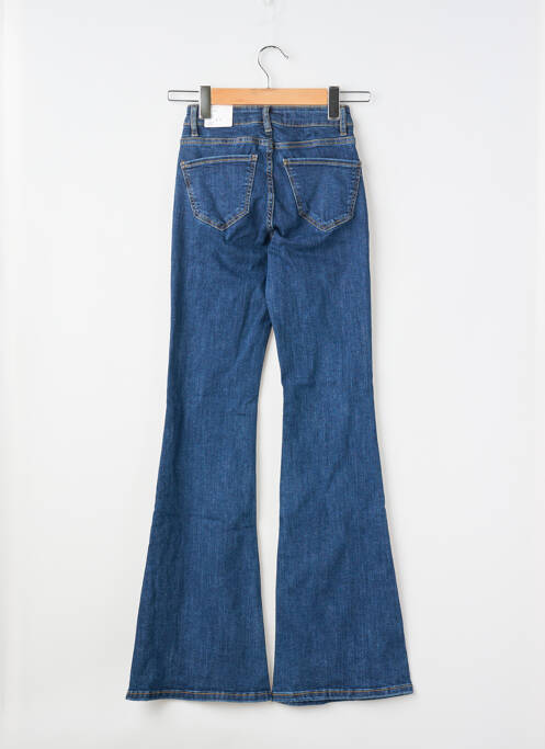 Blugi cu croială evazată albastru MANGO femeie