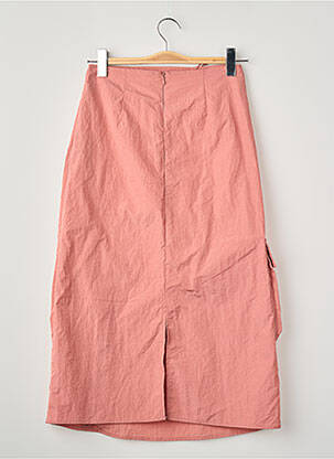 Fustă midi roz NEON & NYLON femeie