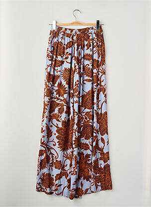 Pantalon larg portocaliu VERO MODA femeie