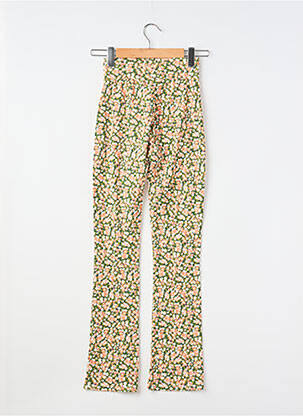 Pantalon evazat verde ONLY femeie