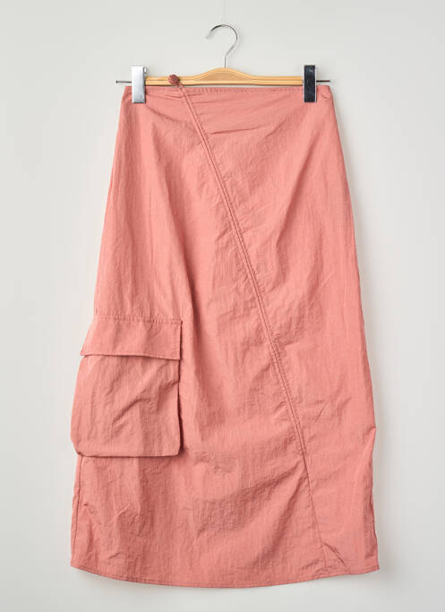 Fustă midi roz NEON & NYLON femme