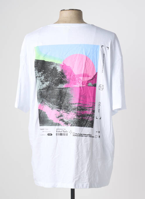 Tricou alb JACK & JONES bărbat