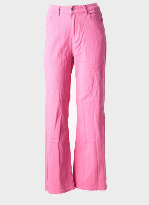 Blugi cu croială largă roz HAILYS femeie