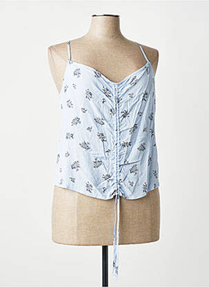 Top albastru MANGO femme