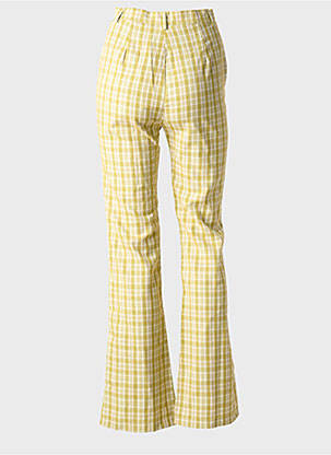 Pantalon evazat galben DAISY STREET femeie