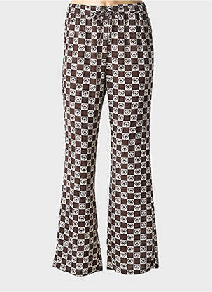 Pantalon evazat maro ONLY femeie