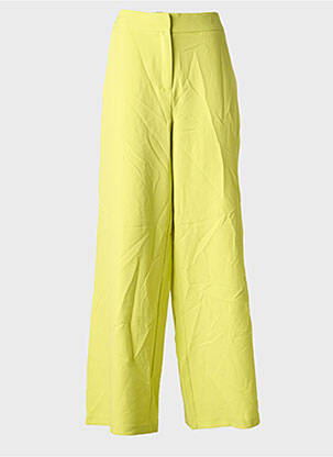 Pantalon larg galben VERO MODA femeie