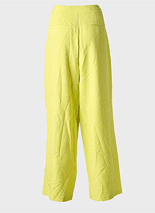Pantalon larg galben VERO MODA femeie
