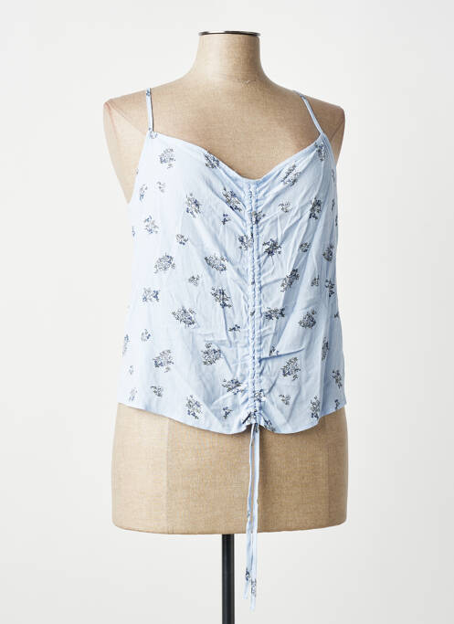 Top albastru MANGO femme