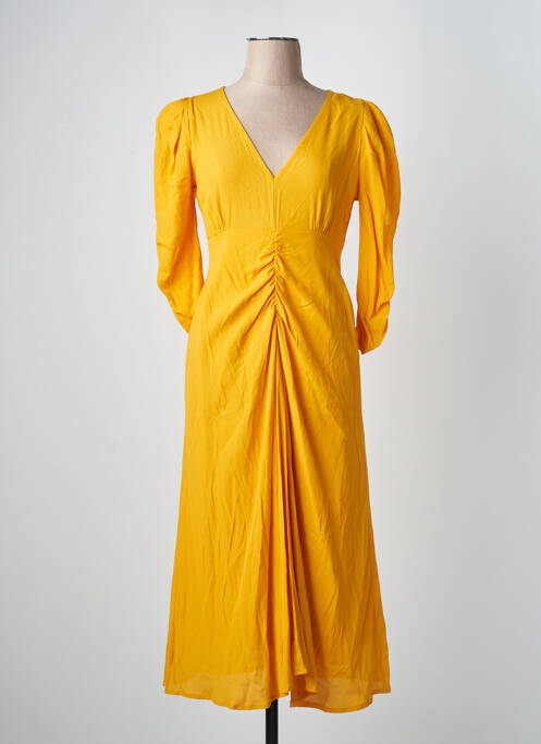 Rochie midi portocaliu ASTRID BLACK LABEL femme