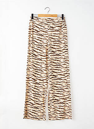 Pantalon drept maro NOOR BY NORA GHARIB femeie