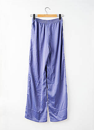 Pantalon larg violet JJXX femeie