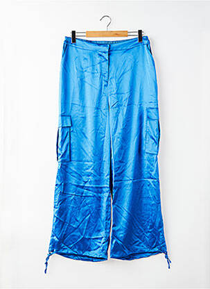 Pantalon cargo albastru NOOR BY NORA GHARIB femeie