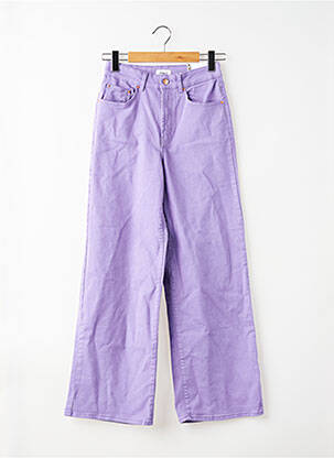 Pantalon drept violet ONLY femeie