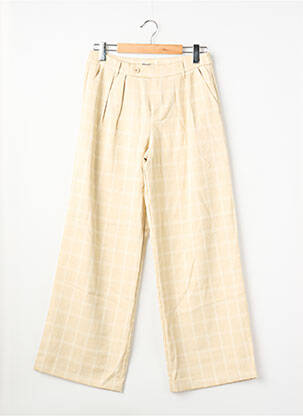 Pantalon drept alb 24 COLOURS femeie