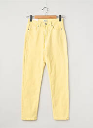 Pantalon drept galben ONLY femeie