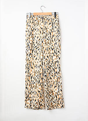 Pantalon larg bej VERO MODA femeie