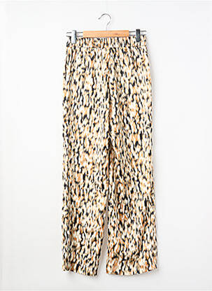 Pantalon larg bej VERO MODA femeie