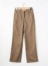 Pantalon chino maro JJXX femme