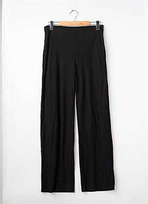 Pantalon larg negru MANGO femeie