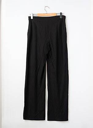 Pantalon larg negru MANGO femeie