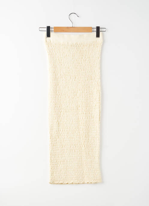 Fustă midi bej MANGO femme