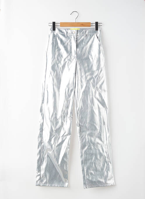 Pantalon drept argintiu JJXX femme