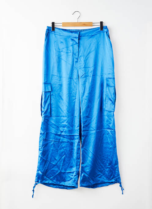 Pantalon cargo albastru NOOR BY NORA GHARIB femme