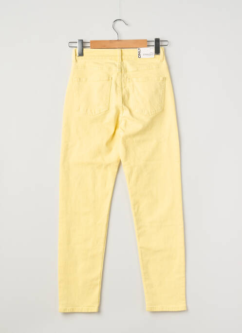 Pantalon drept galben ONLY femeie