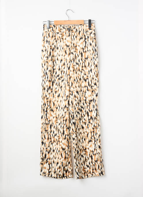 Pantalon larg bej VERO MODA femeie