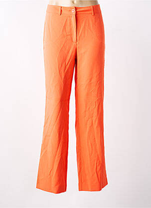 Pantalon evazat portocalie ONLY femeie