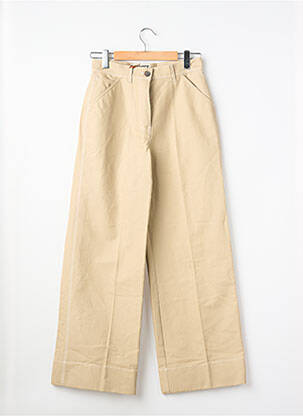 Pantalon larg bej LE FABULEUX MARCEL DE BRUXELLES femeie