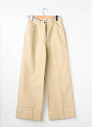 Pantalon larg bej LE FABULEUX MARCEL DE BRUXELLES femeie