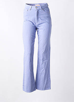 Blugi cu croială evazată violet ONLY femeie