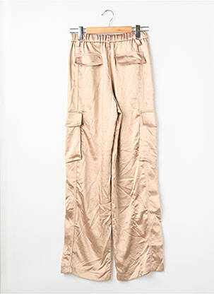 Pantalon larg bej MANGO femeie