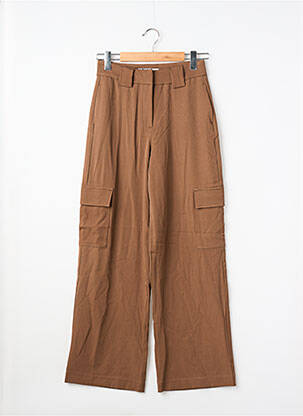Pantalon cargo maro JACQUELINE DE YONG femeie