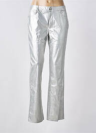 Pantalon drept argintiu ONLY femeie