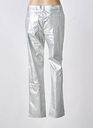 Pantalon drept argintiu ONLY femeie