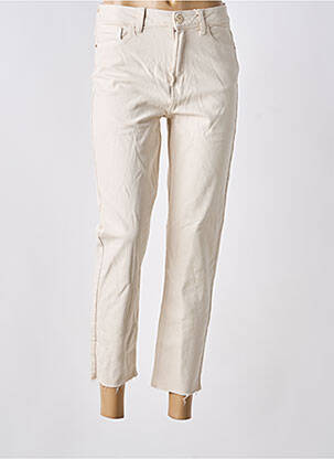 Blugi cu croială dreaptă bej ONLY femeie