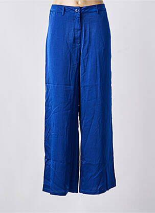 Pantalon larg albastru JACQUELINE DE YONG femeie
