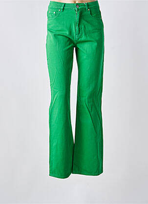 Pantalon evazat verde ONLY femeie