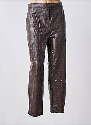 Pantalon drept maro ASTRID BLACK LABEL femeie