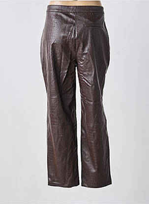 Pantalon drept maro ASTRID BLACK LABEL femeie