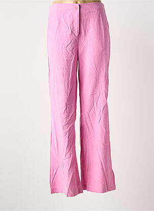Pantalon larg roz HAILYS femeie