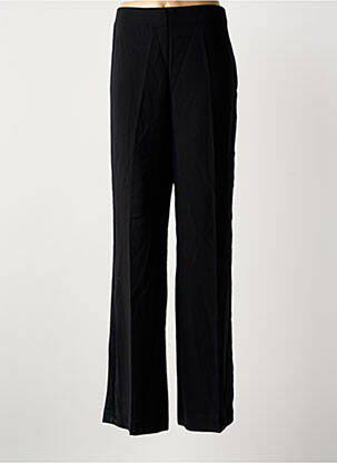 Pantalon larg negru MANGO femeie