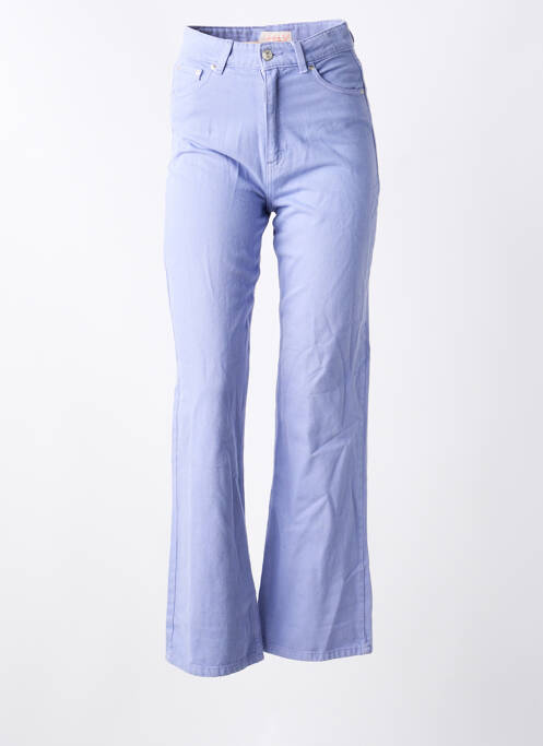 Blugi cu croială evazată violet ONLY femeie