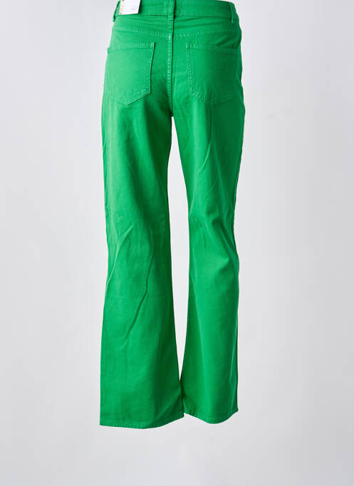 Pantalon evazat verde ONLY femeie