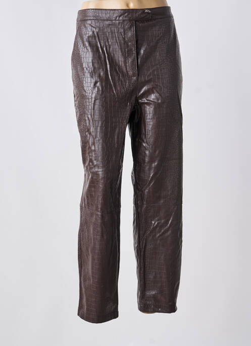 Pantalon drept maro ASTRID BLACK LABEL femeie